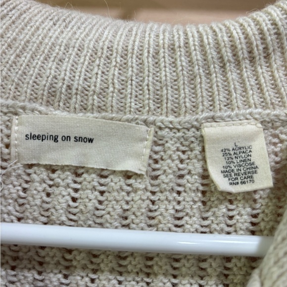 Anthropologie Sleeping on Snow sweater cardigan - Picture 5 of 8